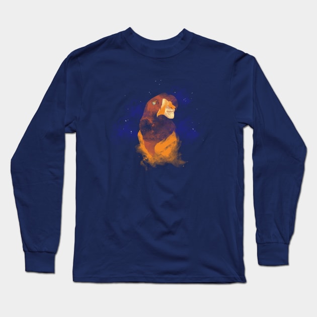 Lion paint Long Sleeve T-Shirt by Edwoody